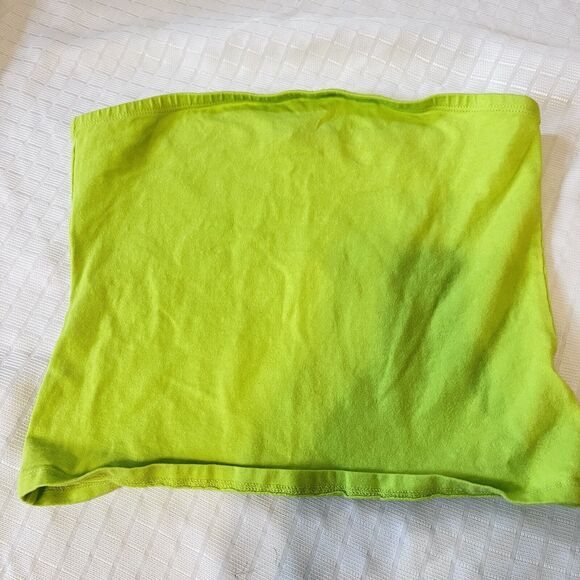 Derek Heart Cotton Blend Strapless Tube Top - Set of 2 Green & Pink - Medium - Picture 7 of 10